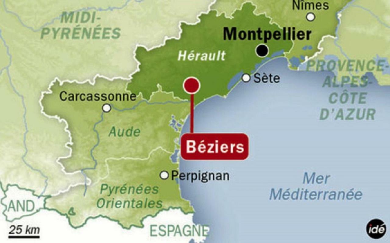 Beziers Studio Terrasse المظهر الخارجي الصورة